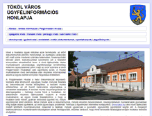 Tablet Screenshot of informacio.tokol.hu